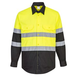 Portwest E066 – Hi-Vis Contrast Shirt L/S