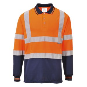 Portwest S279 – Hi-Vis Contrast Polo Shirt L/S