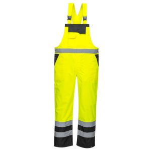 Portwest S488 – Hi-Vis Breathable Contrast Rain Bib Overall