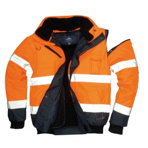 Portwest UC465 – Hi-Vis 3-in-1 Contrast Bomber Jacket