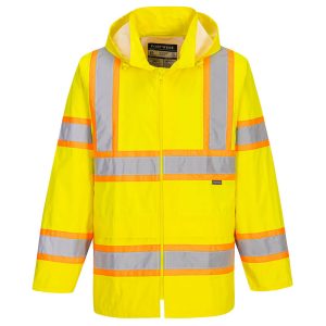 Portwest UH400 – Hi-Vis Contrast Tape Rain Traffic Jacket