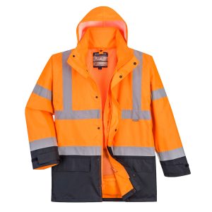 Portwest US768 – Hi-Vis 5-in-1 Contrast Executive Jacket