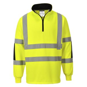 Portwest B308 – Xenon Hi-Vis Rugby Shirt