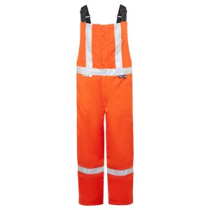 Portwest IUS525 – Ultrasoft 9oz Hi-Vis Insulated Bib Pant