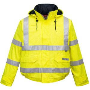 Portwest US773 – Bizflame Rain Hi-Vis Anti-static FR Bomber Jacket