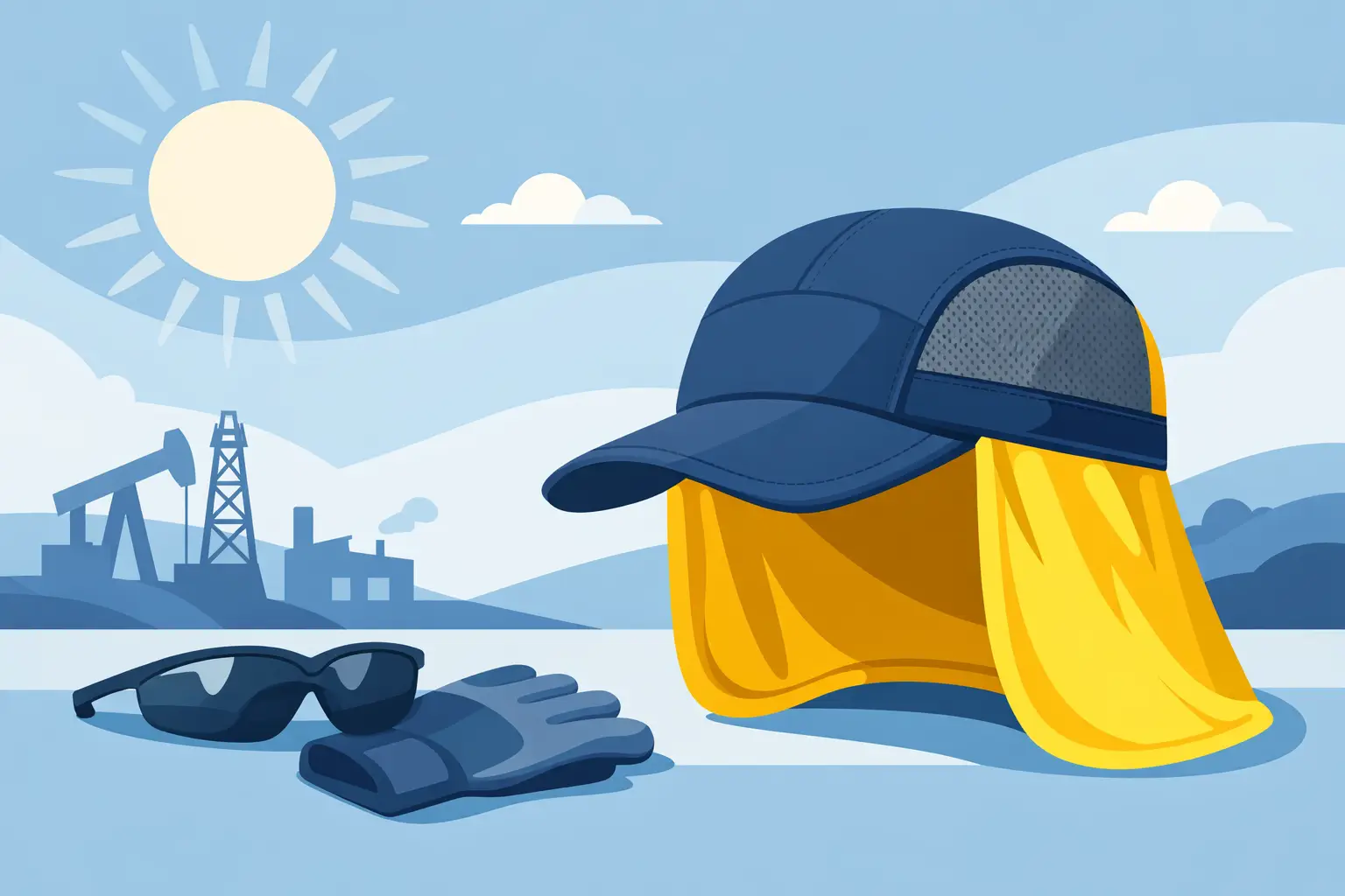 Portwest HA22 Breathable Sun Shield Cap